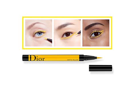 dior eyeliner gelb|Dior on stage eyeliner.